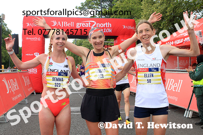 The 2025 AJ Bell Great North 10k, Newcastle. Photo: David T. Hewitson/Sports for All Pics